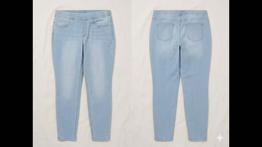 Terra & Sky High Rise Skinny Pull-On Jegging Plus Size 4X (28W-30W) NWT